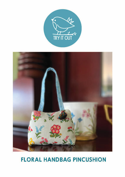 TIO - Try It Out - Floral Handbag Pincushion