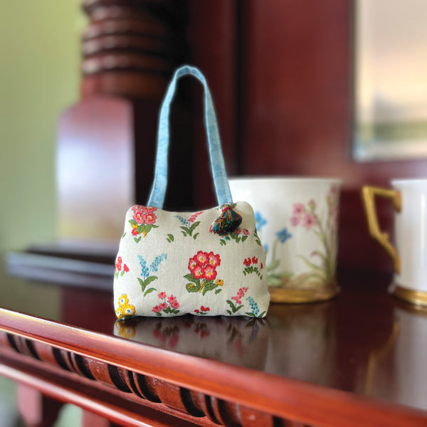 TIO - Try It Out - Floral Handbag Pincushion