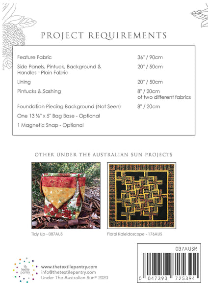 Pintuck Patchwork Bag