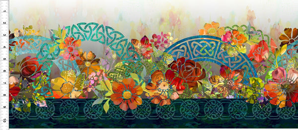 Celtic Garden 1CEL-2 BORDER - ORANGE