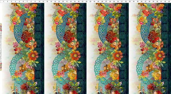 Celtic Garden 1CEL-2 BORDER - ORANGE
