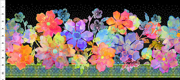 Floriana 1FLO-1, Border - Black