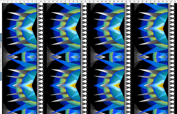 Mesmerize 1MES-2 BORDER - BLUE