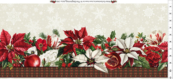 Winter Enchantment 1WEN-1 Cream Border