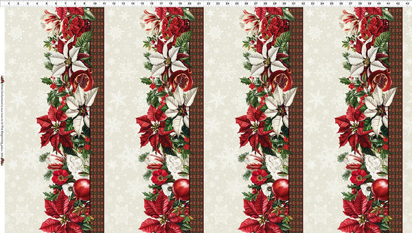 Winter Enchantment 1WEN-1 Cream Border