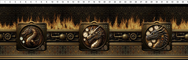 Steampunk Dragon Dynasty 3DSD-1 Border Multi