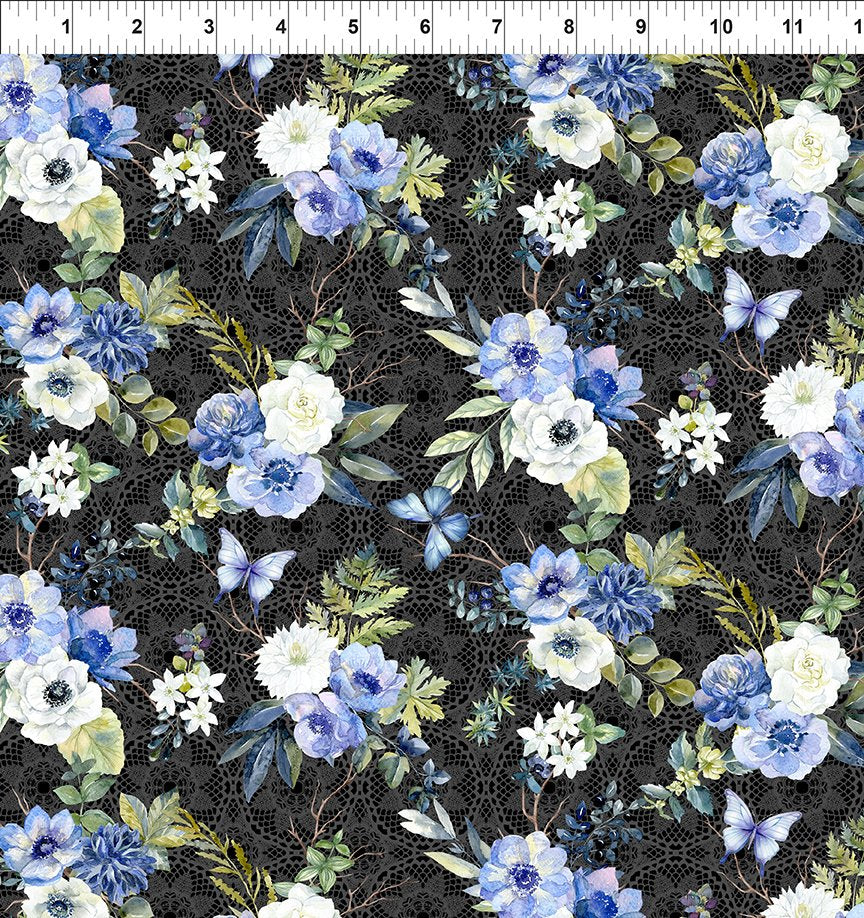 Sanctuary 3SA-2 Black Lace Floral