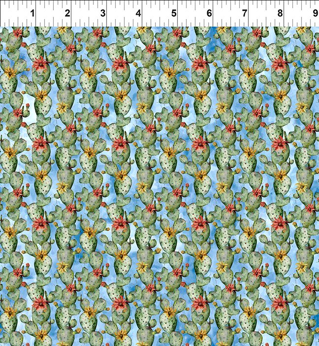 Southwest Minis 3SWM-1 Blue Cactus Stripe