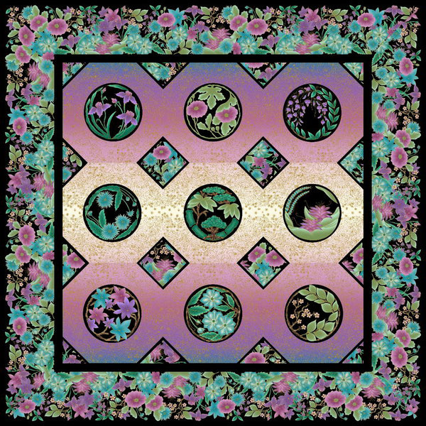 YOMU Flower Garden Quilt Pattern