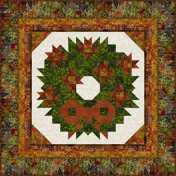 Gilder Winter Wreath Quilt Pattern