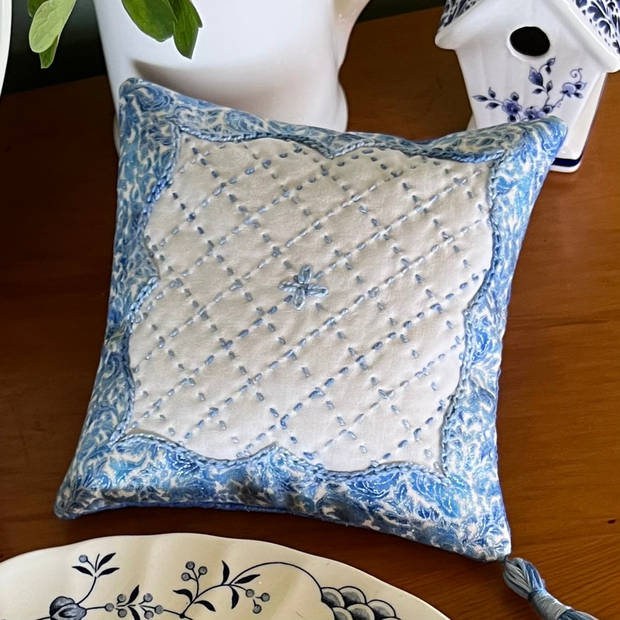 Dutch Tile Pincushion Kit
