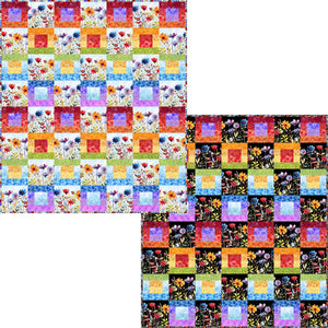 Blooming Day & Night - Strip Quilt Pattern BDN-SQP