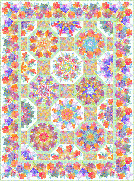 Floriana Kaleidoscope Quilt Pattern
