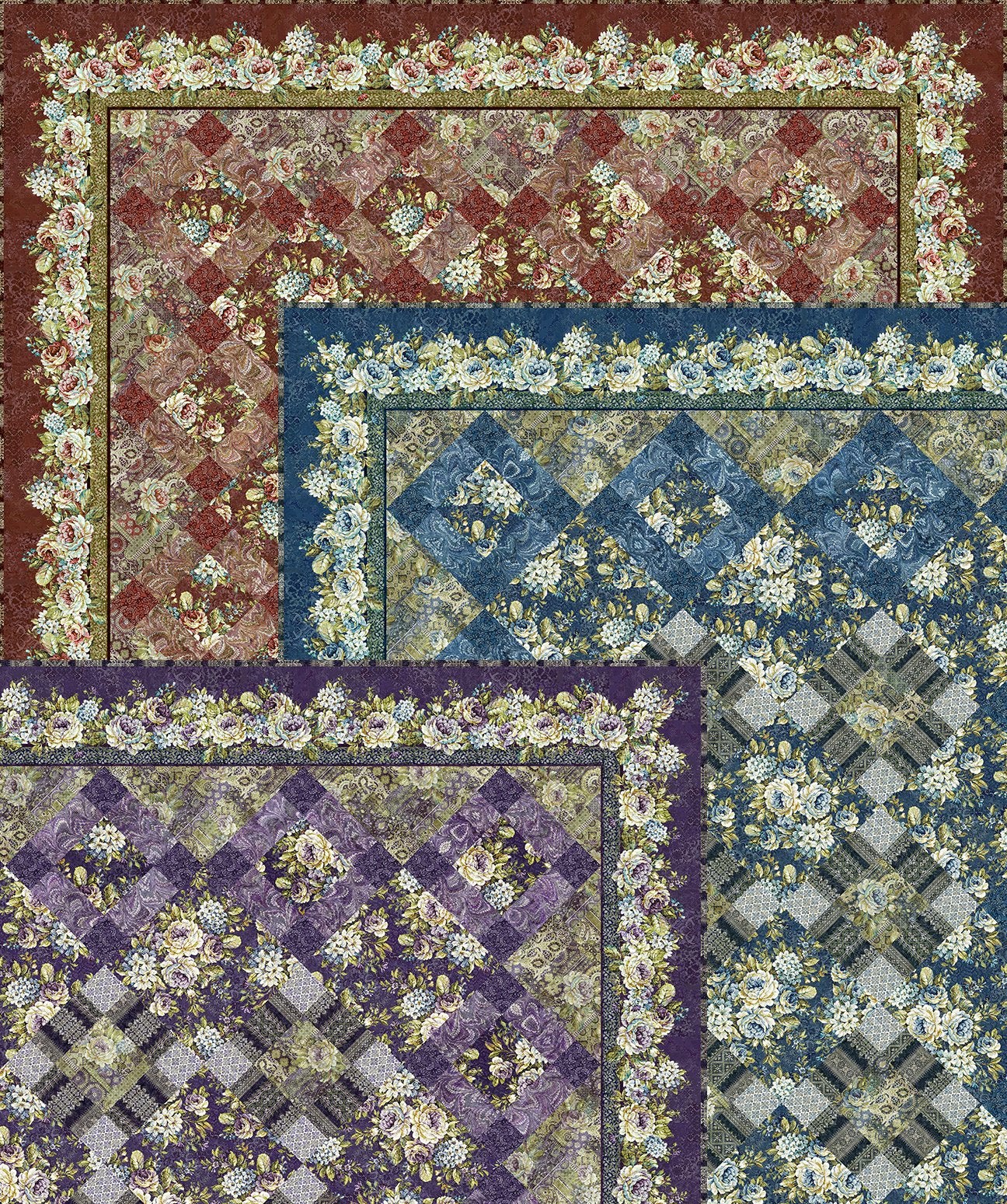 Carpet Bag Romance - Quilt Pattern CBR-QP