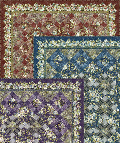Carpet Bag Romance - Quilt Pattern CBR-QP
