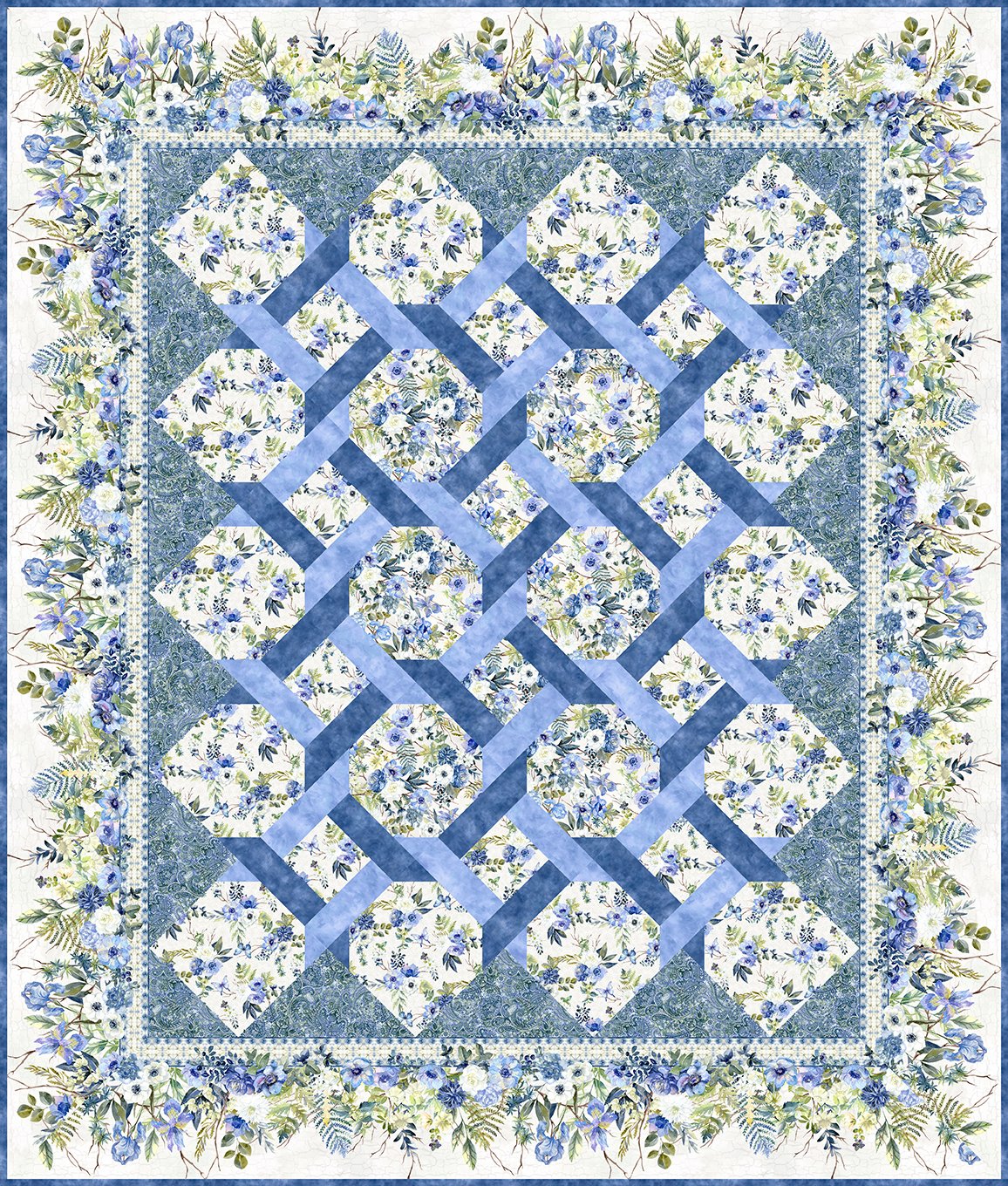 Sanctuary Garden Twist Quilt Pattern