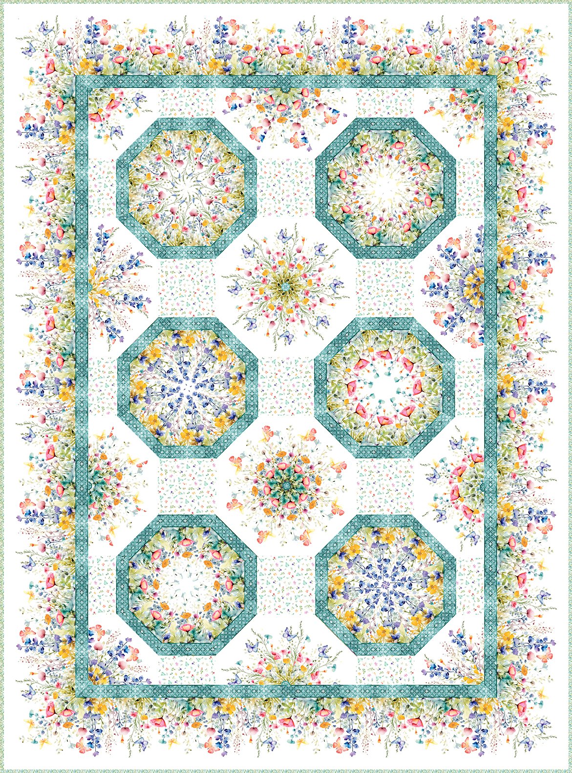Butterfly Fantasy - Kaleidoscope Quilt Pattern