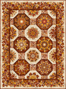 Falling Leaves - Kaleidoscope Quilt Pattern FLS-KQP