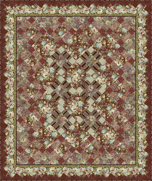Carpet Bag Romance - Quilt Pattern CBR-QP