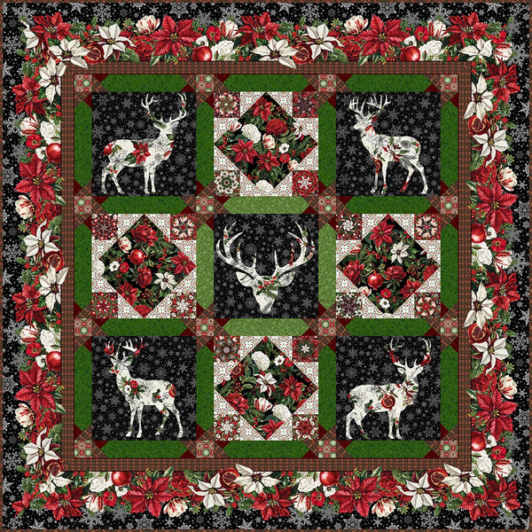 Winter Enchantment Deer Quilt Pattern