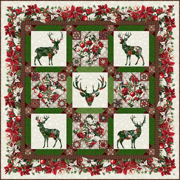 Winter Enchantment Deer Quilt Pattern