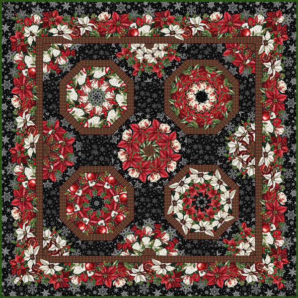 Winter Enchantment Kaleidoscope Quilt Pattern