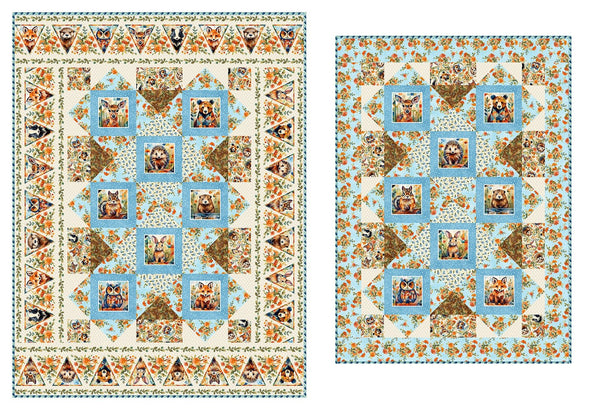 Woodland Friends Quilt Pattern QFA-F-QP