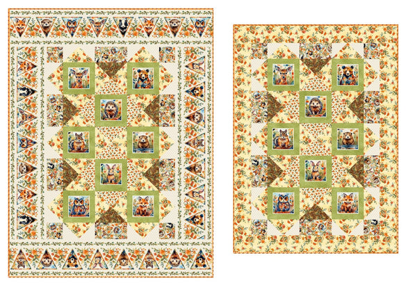 Woodland Friends Quilt Pattern QFA-F-QP