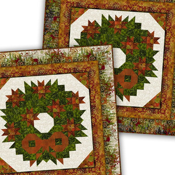 Gilder Winter Wreath Quilt Pattern