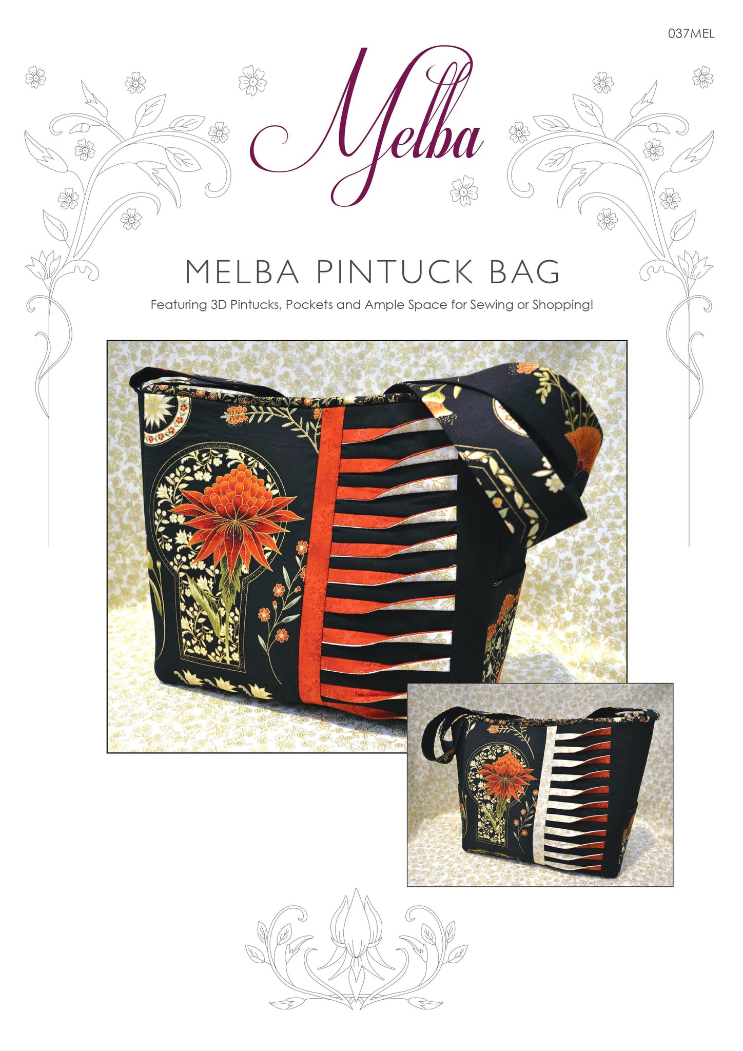 Pintuck Patchwork Bag - Melba Australis