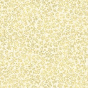 Melba - Small Floral - Cream/Gold (0003-11)