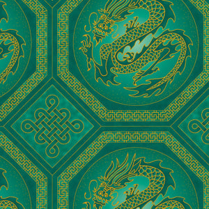 Summer Palace - Dragons Jade - Metallic Gold (0020-22)