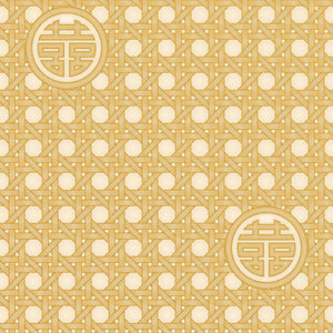 Summer Palace - Wicker Cream - Metallic Gold (0022-4)